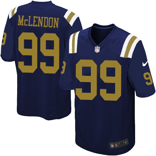 Men's Nike New York Jets #99 Steve McLendon Limited Navy Blue Alternate NFL Jersey