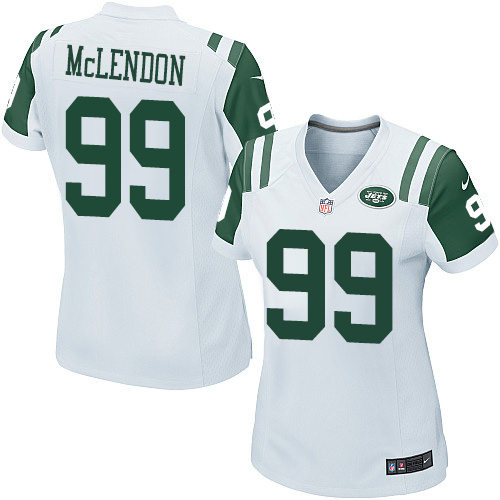 Women's Nike New York Jets #99 Steve McLendon Game White NFL Jersey