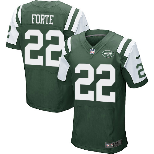 Men's Nike New York Jets #22 Matt Forte Green Team Color Vapor Untouchable Elite Player NFL Jersey