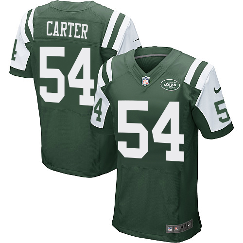 Men's Nike New York Jets #54 Bruce Carter Green Team Color Vapor Untouchable Elite Player NFL Jersey