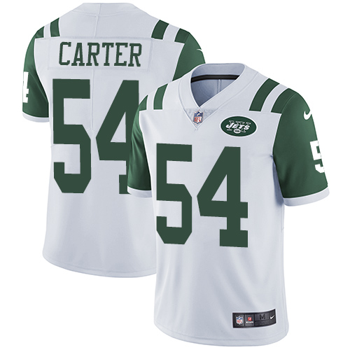 Youth Nike New York Jets #54 Bruce Carter White Vapor Untouchable Elite Player NFL Jersey