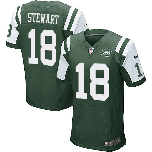Men's Nike New York Jets #18 ArDarius Stewart Green Team Color Vapor Untouchable Elite Player NFL Jersey