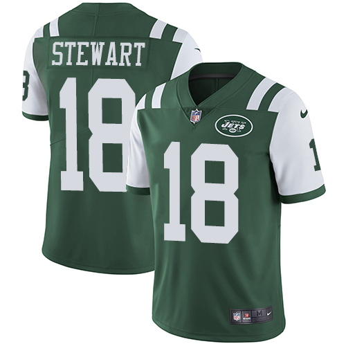 Men's Nike New York Jets #18 ArDarius Stewart Green Team Color Vapor Untouchable Limited Player NFL Jersey