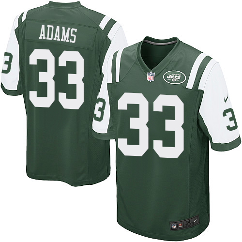 Men's Nike New York Jets #33 Jamal Adams Game Green Team Color NFL Jersey