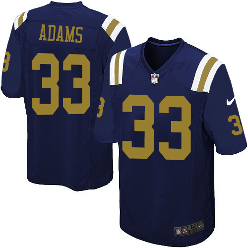 Men's Nike New York Jets #33 Jamal Adams Limited Navy Blue Alternate NFL Jersey