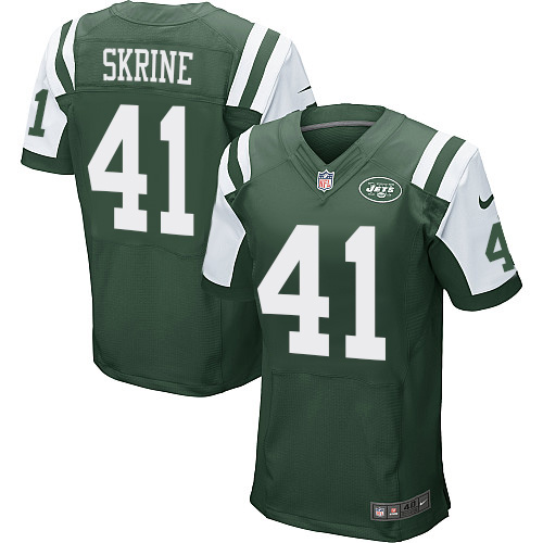 Men's Nike New York Jets #41 Buster Skrine Green Team Color Vapor Untouchable Elite Player NFL Jersey
