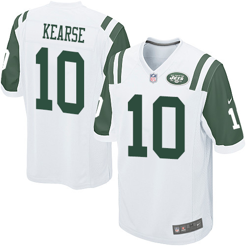 Men's Nike New York Jets #10 Jermaine Kearse Game White NFL Jersey