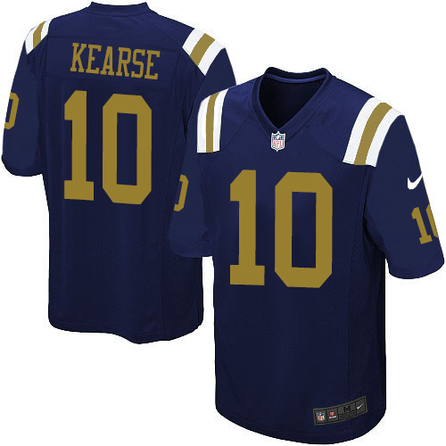 Men's Nike New York Jets #10 Jermaine Kearse Game Navy Blue Alternate NFL Jersey