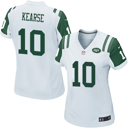 Women's Nike New York Jets #10 Jermaine Kearse Game White NFL Jersey