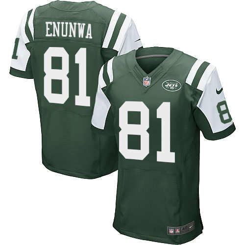 Men's Nike New York Jets #81 Quincy Enunwa Green Team Color Vapor Untouchable Elite Player NFL Jersey