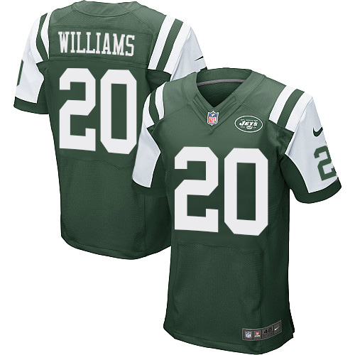 Men's Nike New York Jets #20 Marcus Williams Green Team Color Vapor Untouchable Elite Player NFL Jersey