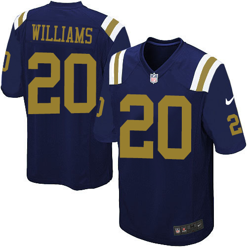 Youth Nike New York Jets #20 Marcus Williams Elite Navy Blue Alternate NFL Jersey