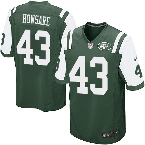 Men's Nike New York Jets #43 Julian Howsare Game Green Team Color NFL Jersey