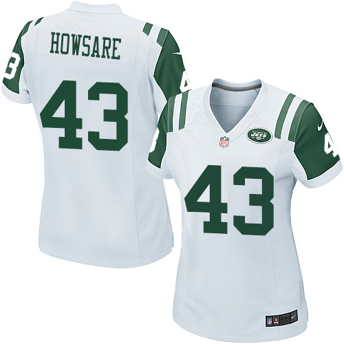 Women's Nike New York Jets #43 Julian Howsare Game White NFL Jersey