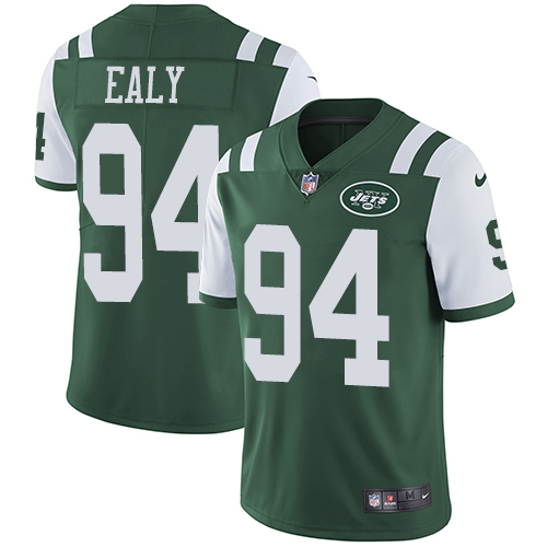 Men's Nike New York Jets #94 Kony Ealy Green Team Color Vapor Untouchable Limited Player NFL Jersey