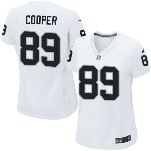 Women's Nike Oakland Raiders #89 Amari Cooper Game White NFL Jersey