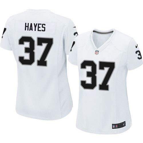Women's Nike Oakland Raiders #37 Lester Hayes Game White NFL Jersey