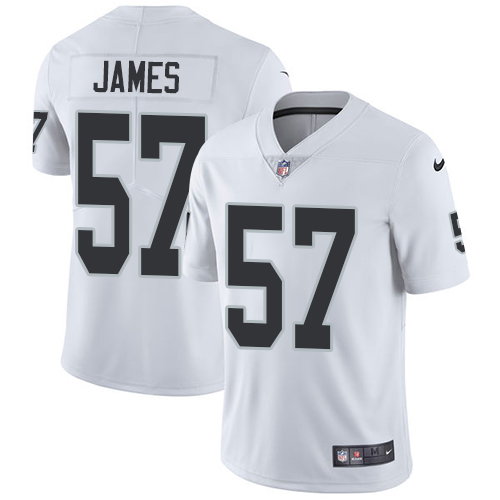 Youth Nike Oakland Raiders #57 Cory James White Vapor Untouchable Elite Player NFL Jersey
