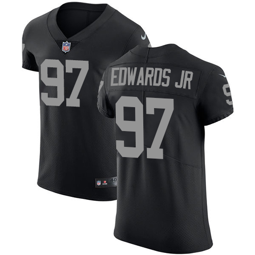 Men's Nike Oakland Raiders #97 Mario Edwards Jr Black Team Color Vapor Untouchable Elite Player NFL Jersey