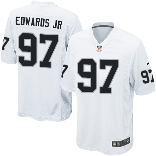 Men's Nike Oakland Raiders #97 Mario Edwards Jr Game White NFL Jersey