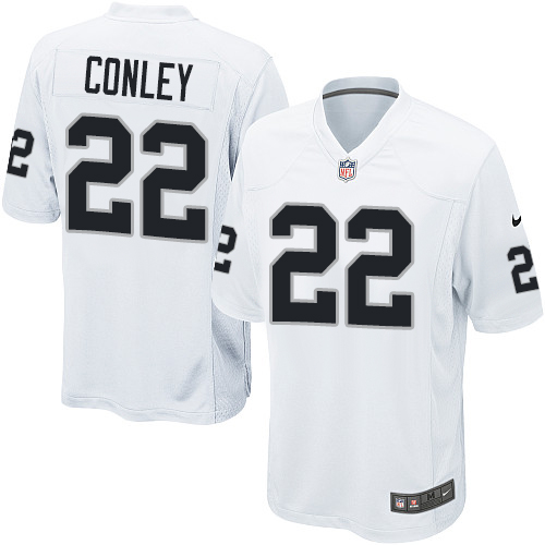 Men's Nike Oakland Raiders #22 Gareon Conley Game White NFL Jersey