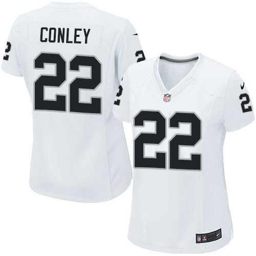 Women's Nike Oakland Raiders #22 Gareon Conley Game White NFL Jersey