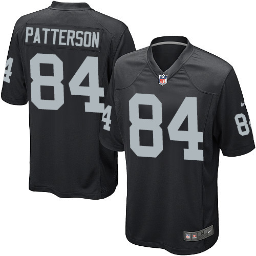 Men's Nike Oakland Raiders #84 Cordarrelle Patterson Game Black Team Color NFL Jersey