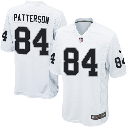 Men's Nike Oakland Raiders #84 Cordarrelle Patterson Game White NFL Jersey