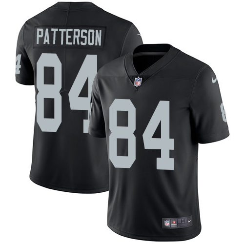 Youth Nike Oakland Raiders #84 Cordarrelle Patterson Black Team Color Vapor Untouchable Elite Player NFL Jersey
