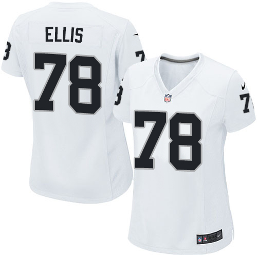 Women's Nike Oakland Raiders #78 Justin Ellis Game White NFL Jersey