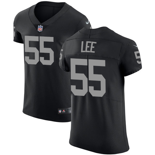Men's Nike Oakland Raiders #55 Marquel Lee Black Team Color Vapor Untouchable Elite Player NFL Jersey