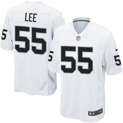 Men's Nike Oakland Raiders #55 Marquel Lee Game White NFL Jersey