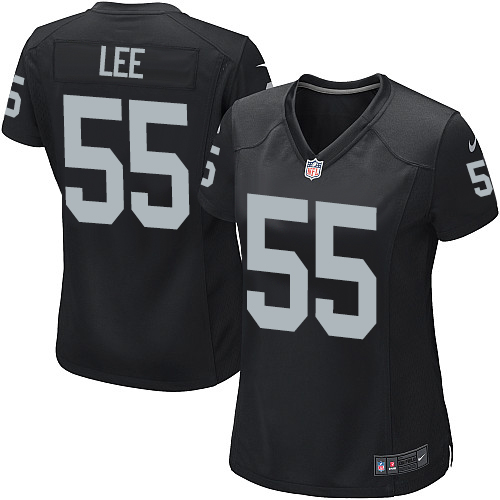 Women's Nike Oakland Raiders #55 Marquel Lee Game Black Team Color NFL Jersey