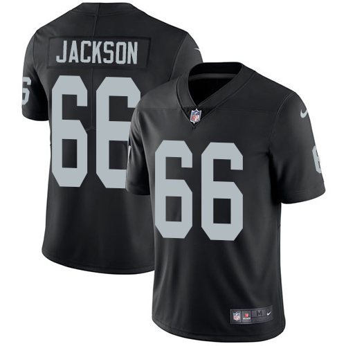 Youth Nike Oakland Raiders #66 Gabe Jackson Black Team Color Vapor Untouchable Elite Player NFL Jersey