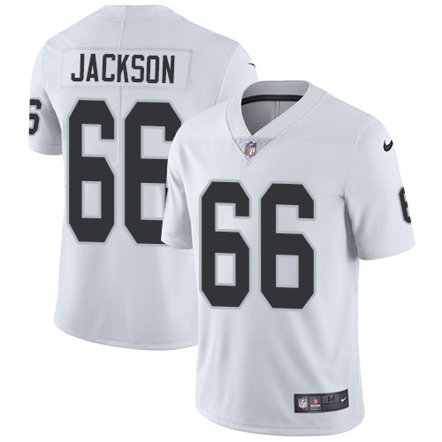Youth Nike Oakland Raiders #66 Gabe Jackson White Vapor Untouchable Elite Player NFL Jersey