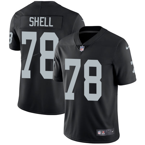 Youth Nike Oakland Raiders #78 Art Shell Black Team Color Vapor Untouchable Limited Player NFL Jersey