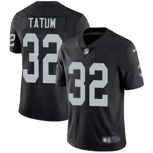 Men's Nike Oakland Raiders #32 Jack Tatum Black Team Color Vapor Untouchable Limited Player NFL Jersey