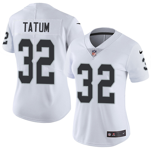 Women's Nike Oakland Raiders #32 Jack Tatum White Vapor Untouchable Elite Player NFL Jersey