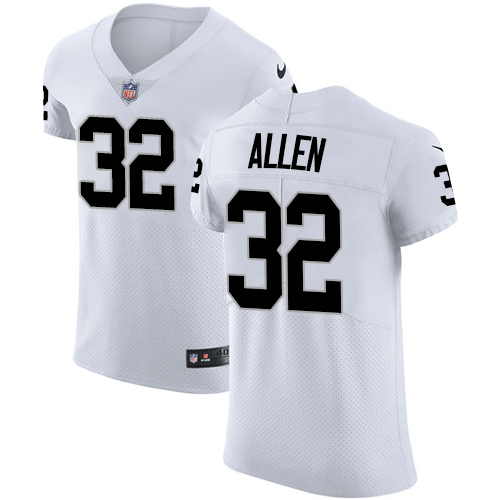 Men's Nike Oakland Raiders #32 Marcus Allen White Vapor Untouchable Elite Player NFL Jersey
