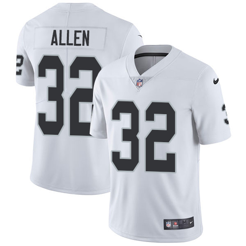 Youth Nike Oakland Raiders #32 Marcus Allen White Vapor Untouchable Limited Player NFL Jersey