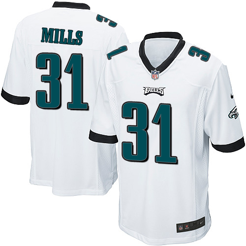 Men's Nike Philadelphia Eagles #31 Jalen Mills Game White NFL Jersey