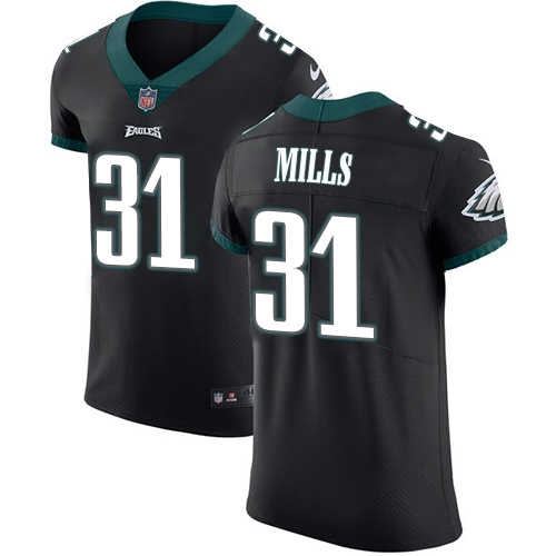 Men's Nike Philadelphia Eagles #31 Jalen Mills Black Vapor Untouchable Elite Player NFL Jersey