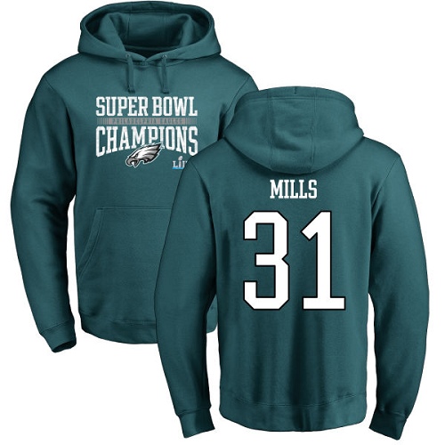 Women's Nike Philadelphia Eagles #31 Jalen Mills Midnight Green Team Color Vapor Untouchable Elite Player NFL Jersey