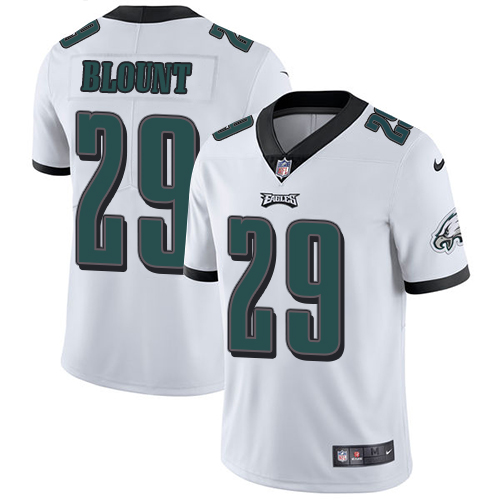 Men's Nike Philadelphia Eagles #29 LeGarrette Blount White Vapor Untouchable Limited Player NFL Jersey