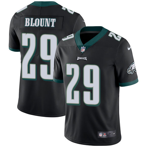 Men's Nike Philadelphia Eagles #29 LeGarrette Blount Black Alternate Vapor Untouchable Limited Player NFL Jersey