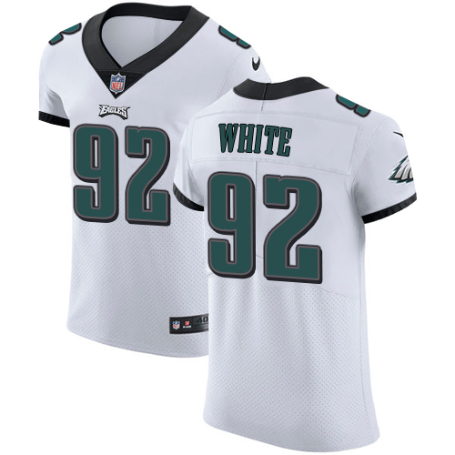 Men's Nike Philadelphia Eagles #92 Reggie White White Vapor Untouchable Elite Player NFL Jersey