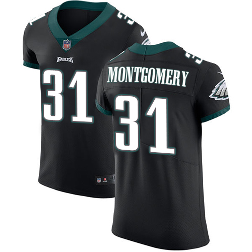 Men's Nike Philadelphia Eagles #31 Wilbert Montgomery Black Vapor Untouchable Elite Player NFL Jersey