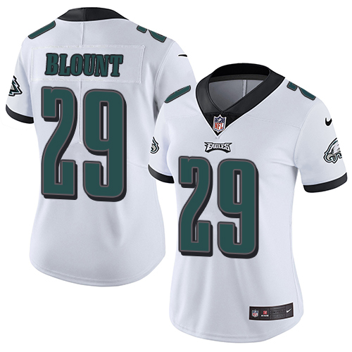 Women's Nike Philadelphia Eagles #29 LeGarrette Blount White Vapor Untouchable Limited Player NFL Jersey