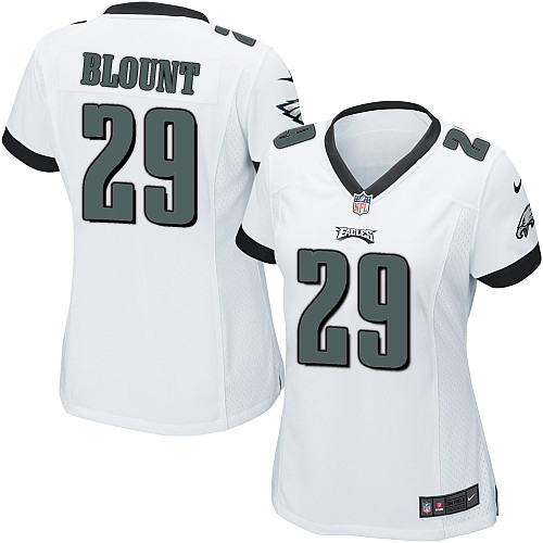Women's Nike Philadelphia Eagles #29 LeGarrette Blount Game White NFL Jersey