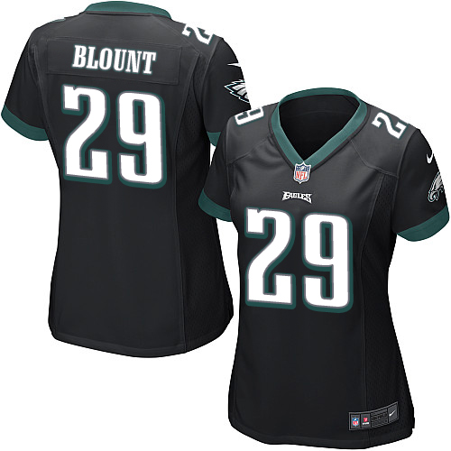 Women's Nike Philadelphia Eagles #29 LeGarrette Blount Game Black Alternate NFL Jersey